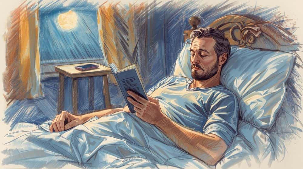 Relaxed evening routine without screens - digital mindfulness